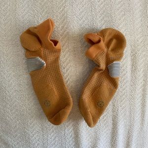 Lululemon T.H.E. Tab Sock Silver,Orange M/L